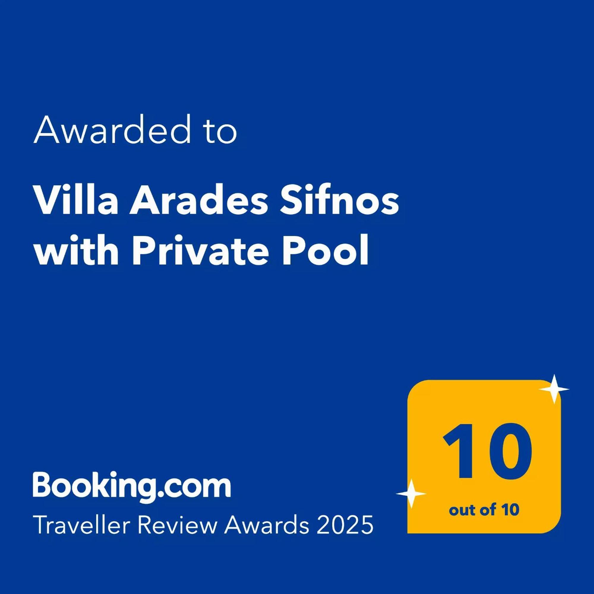 Villa Arades Sifnos With Private Pool 아폴로니아 외부 사진